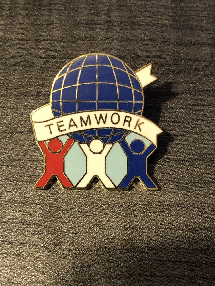 Vintage Teamwork Pin