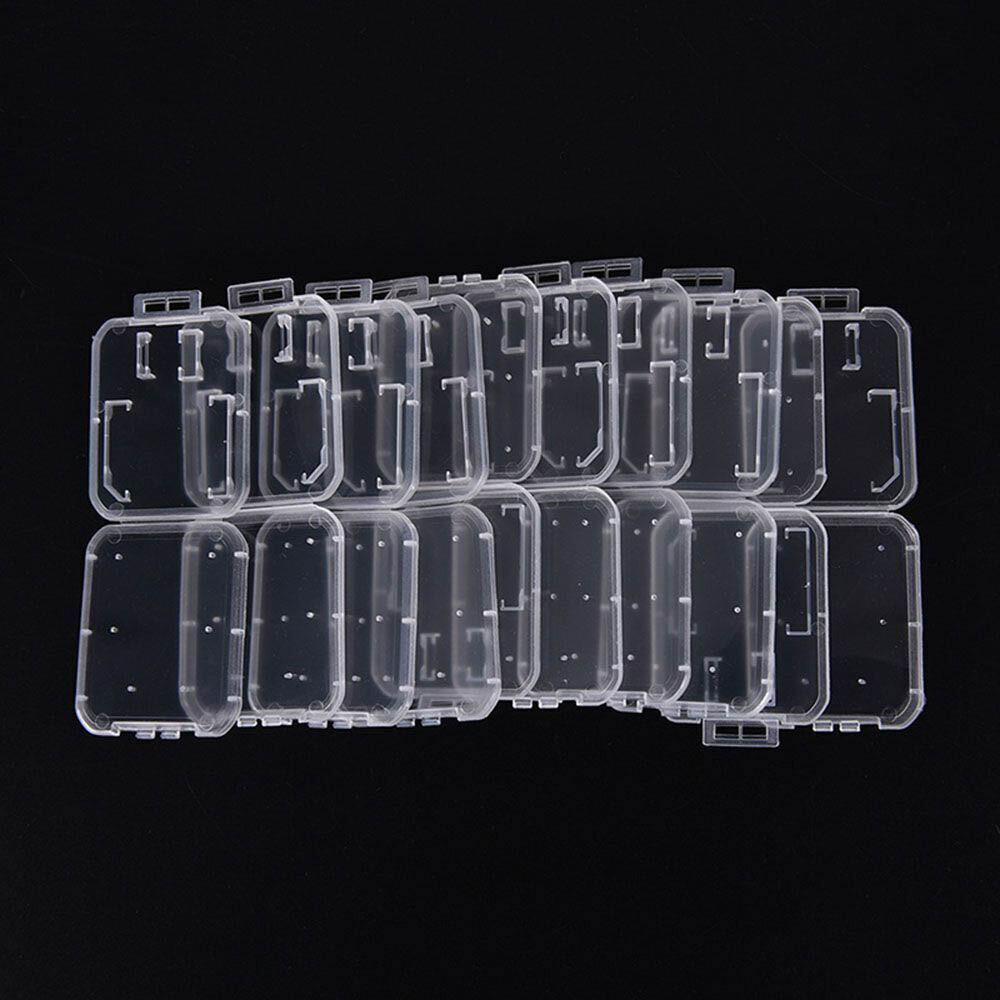 80pcs Case Holder for Micro SD SDHC Memory Card Box Storage Hard Plastic N865