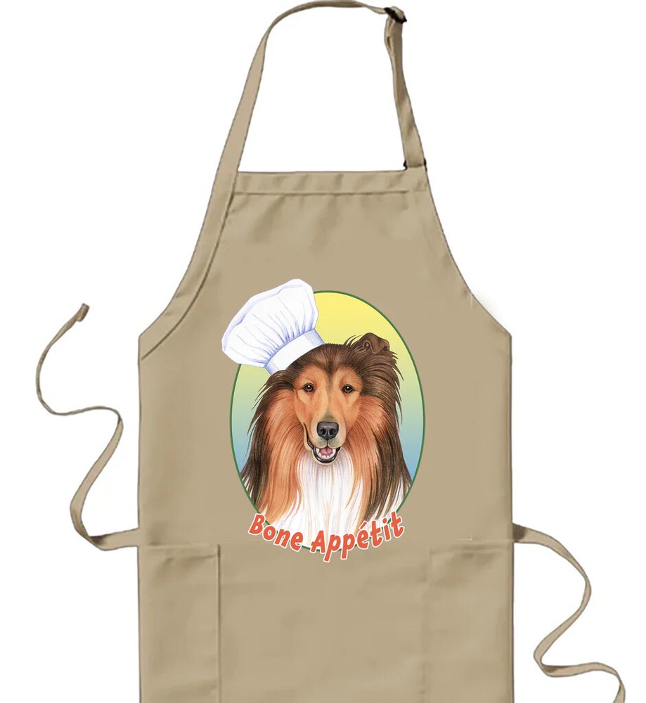 Collie Sable Cookin' Apron