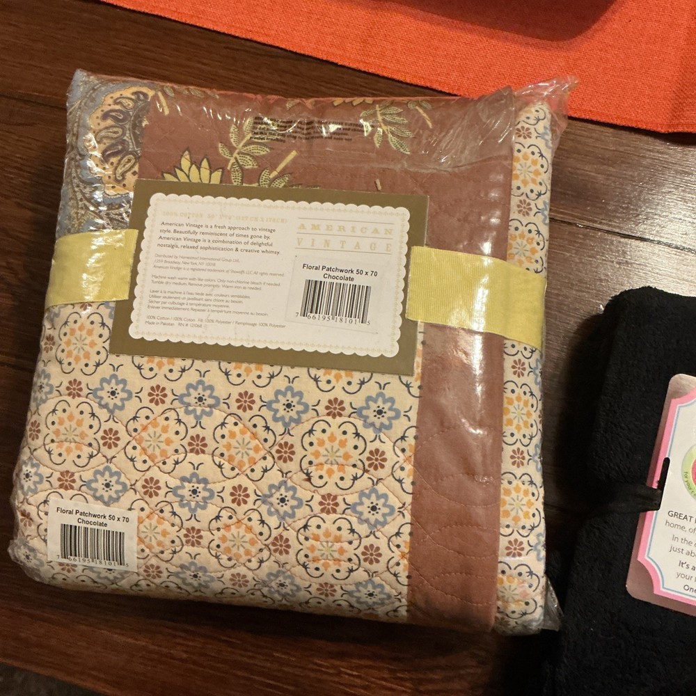 American Vintage Throw And Cuddle Throw.