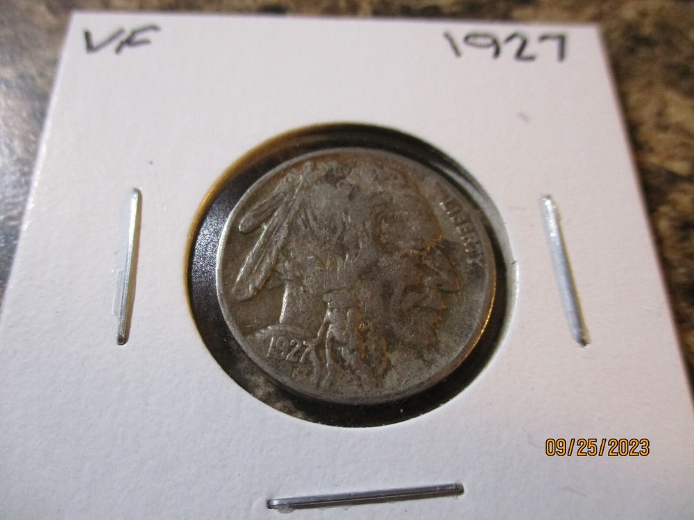 1927 BUFFALO NICKEL VF   AA