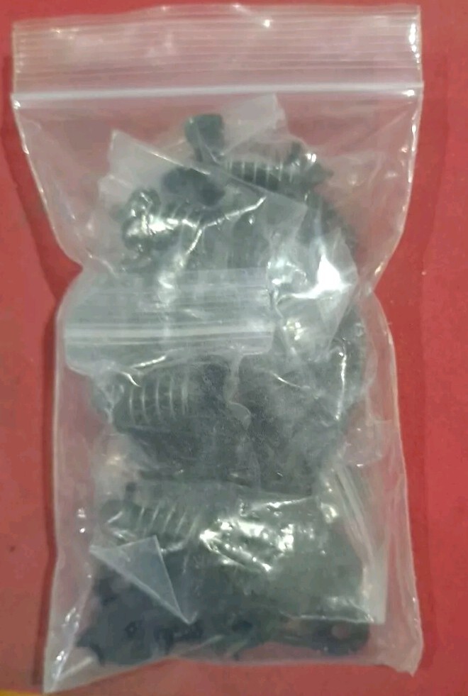 Plexiglass Windshield Hardware Black Plastic (Kit)