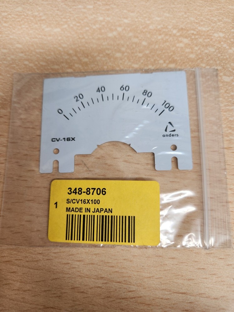 Anders Electronics Meter Scale for use with CV-16X Series - S/CV16X100