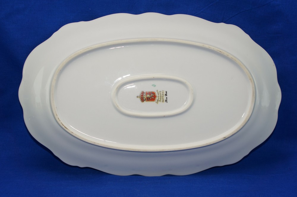 Schumann Moon Rose Oval Serving Platter, 14 1/8"