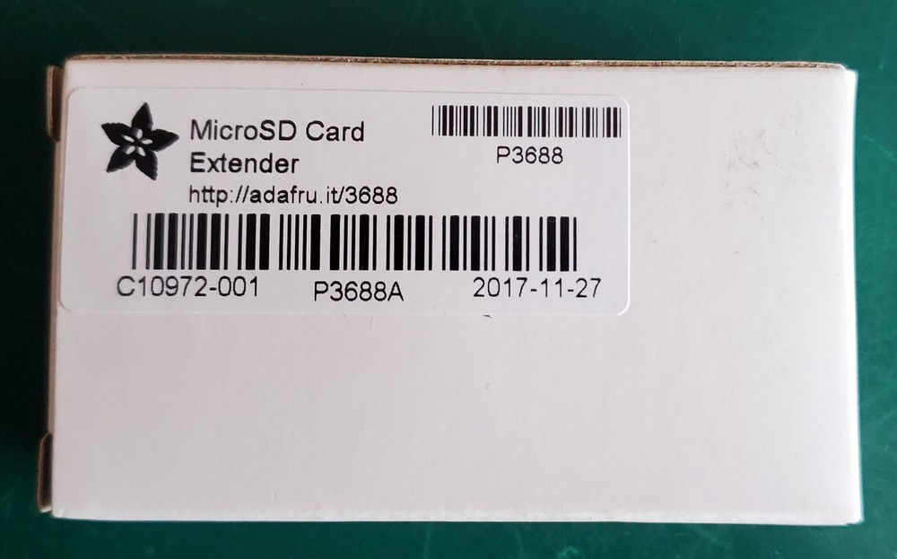 1 PC Adafruit 3688 Micro SD card extender 68cm/26"