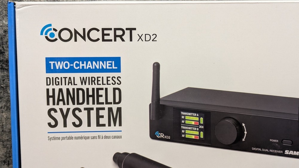 🔥New🔥 Samson Concert XD2 Dual Handheld Digital Wireless Microphone System