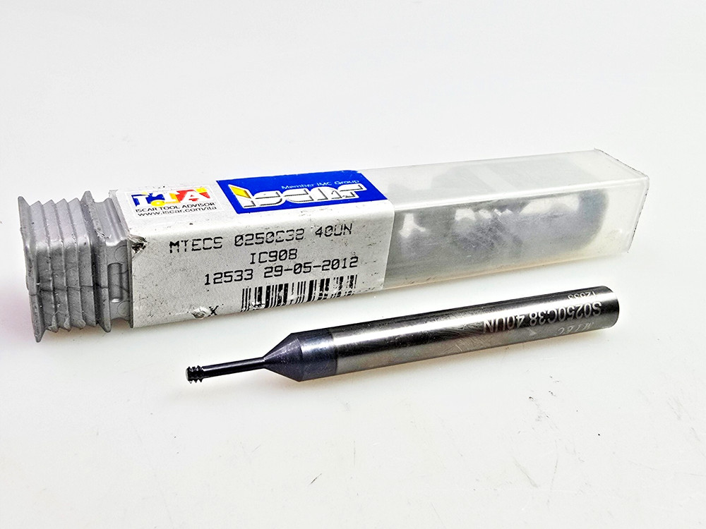 Iscar MTECS 0250C38 40UN IC908 Solid Carbide Thread Mill Internal Threading