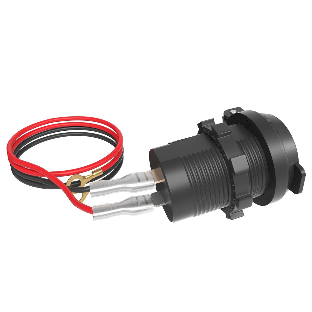 Motorcycle Charger Cigarette Lighter Socket 2 USB Type-C Charging Power Outlet