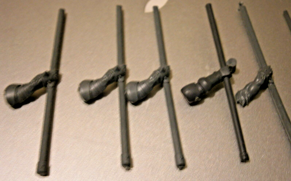 Warhammer various standard/flag pole bits x9 pieces