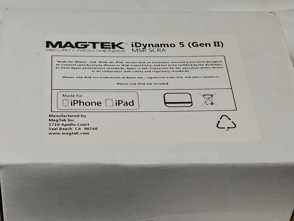 MAGTEK tDynamo 5 (Gen II) MSR SCRA