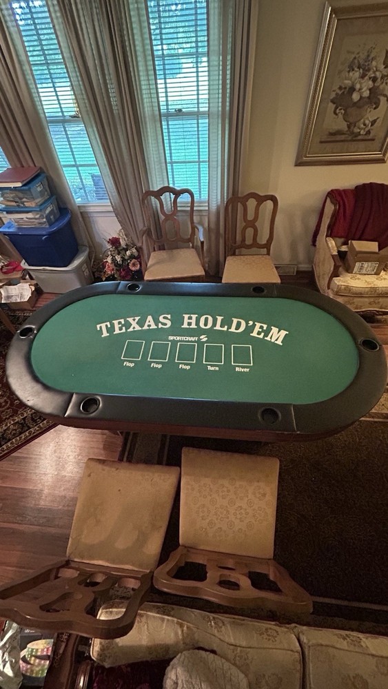 Poker Table With Chips