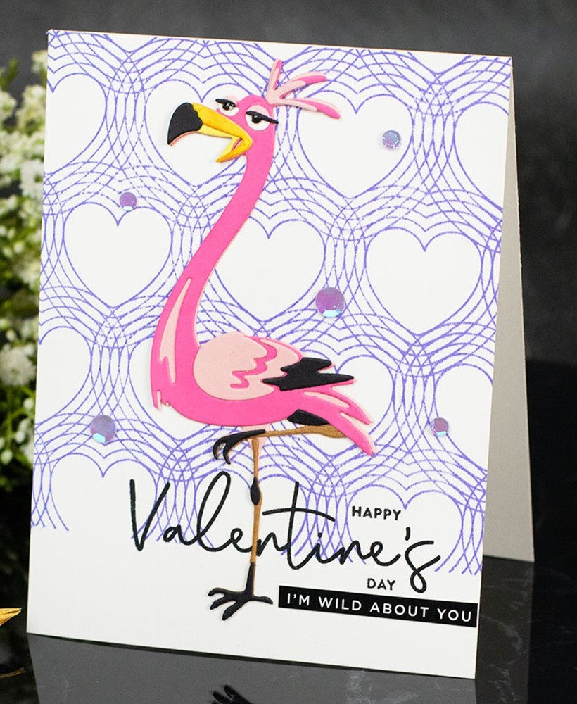 Sizzix Thinlits 9pc set - Gladys Colorize #665851 Retail $24.99 design Tim Holtz