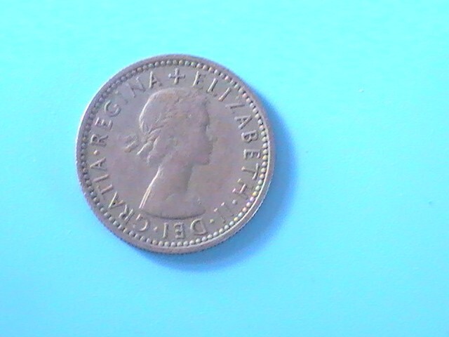 UK SIXPENCE 1954
