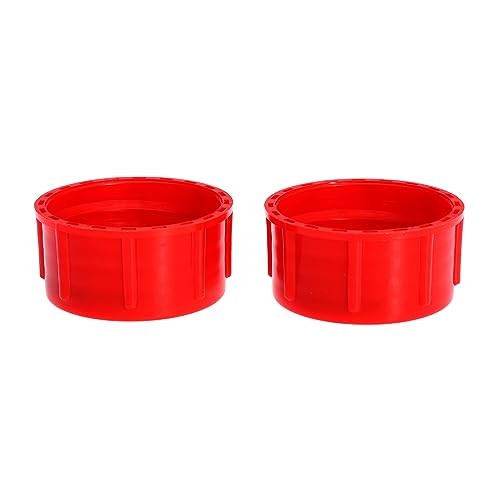 Gas Can Cap Replacement Red Coarse Thread Cap Solid Transportation Gas Cap-O2
