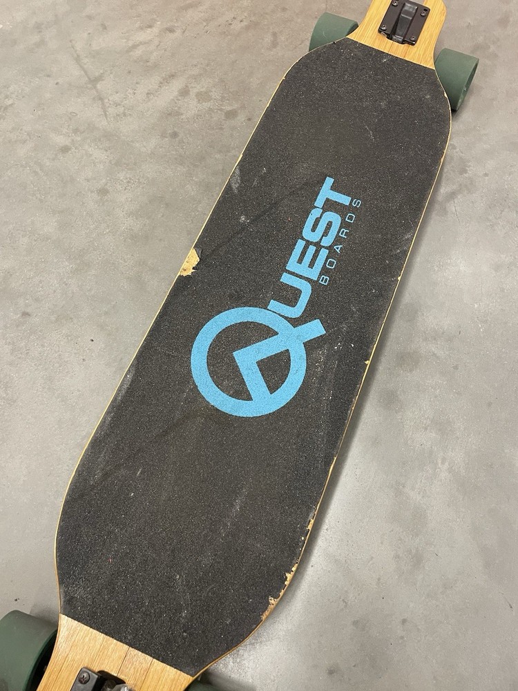 Quest Boards 41" Longboard Skateboard High Performance Open Wheel Design