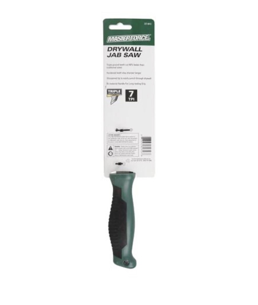 Masterforce® 6" Plastic Handle Jab/Drywall Saw