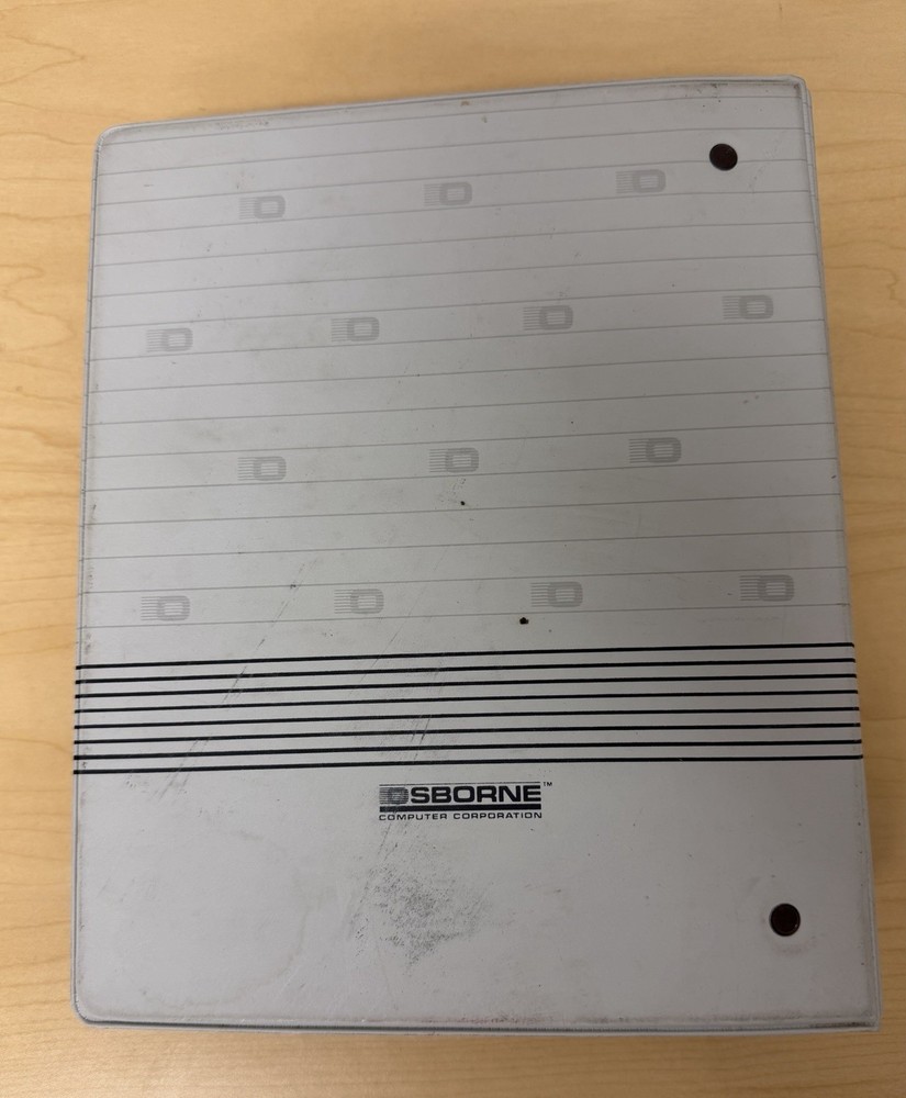 Osborne Executive Reference Guide Binder – WordStar etc.