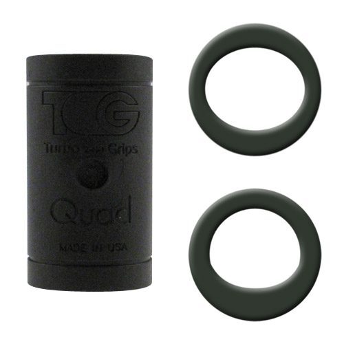 Turbo Quad Finger Inserts | Black | 10 Pack + Glue