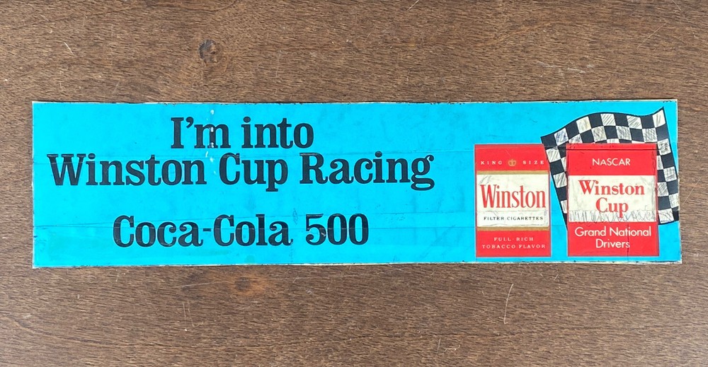 Vintage Coca Cola Winston Cup Racing