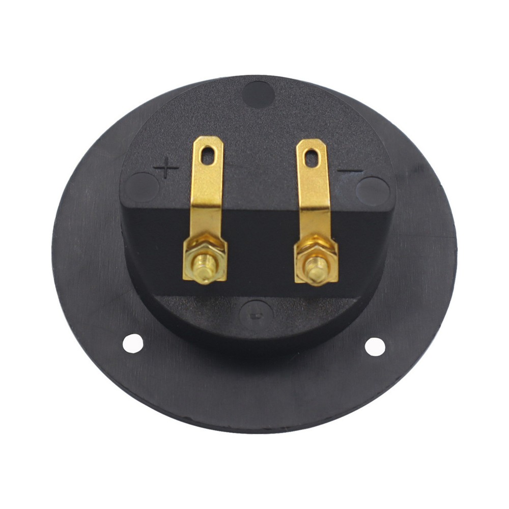 Round Spring Cup Terminal Connector for Speaker Box Subwoofer Enclosure 2-Way