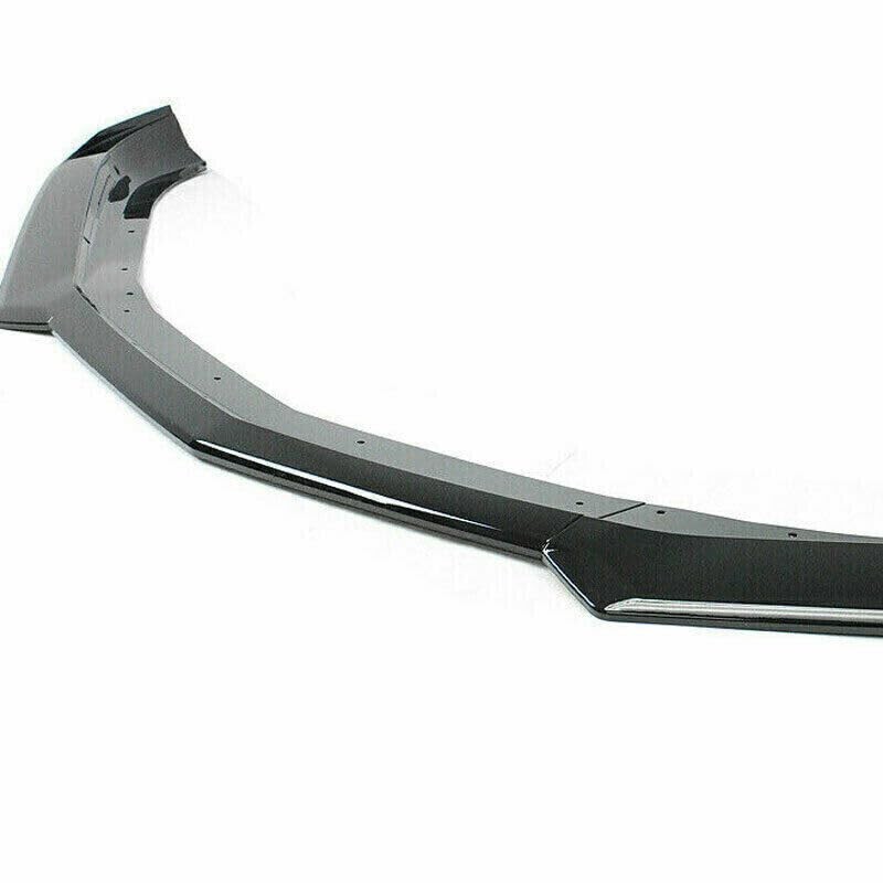 Front Bumper Lip Splitter Spoiler Compatible with 2016-2024 Chevy Gloss Black