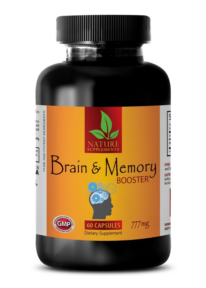 Brain Memory Booster Supplement - Supports Brain Activity Pills 60 Capsules