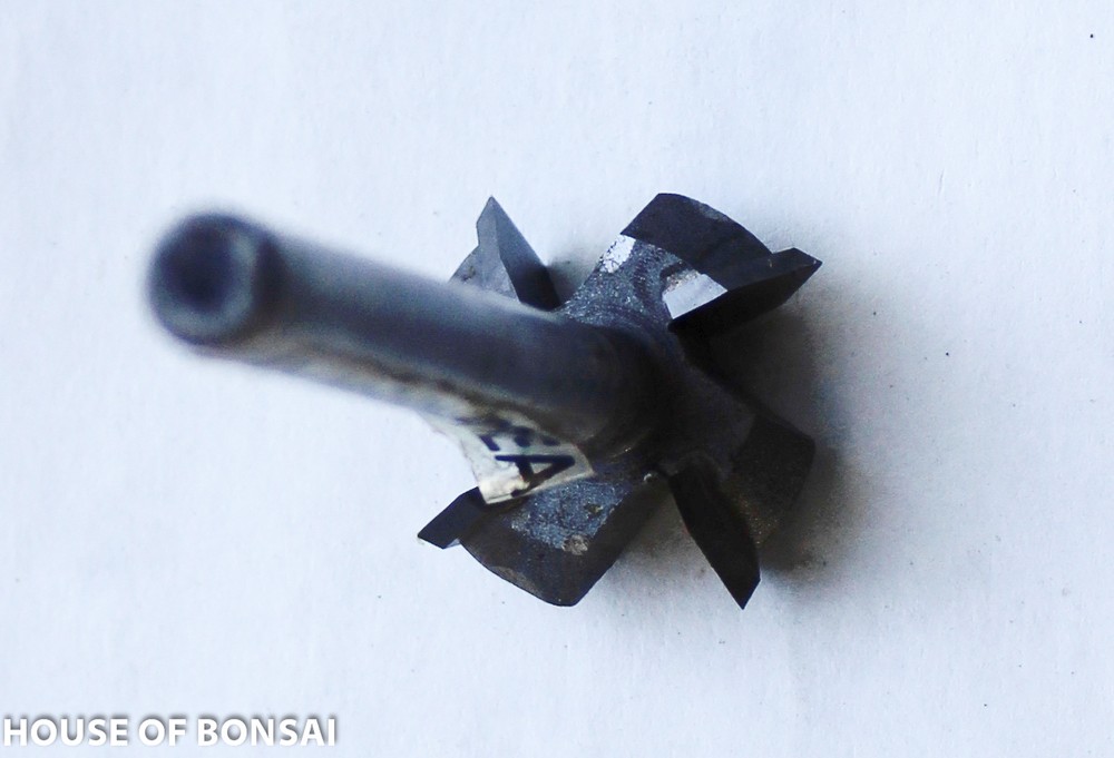 Tungsten Carbide Bonsai Carving Power Drill or Rotary Tool Bit - Triangular Tip