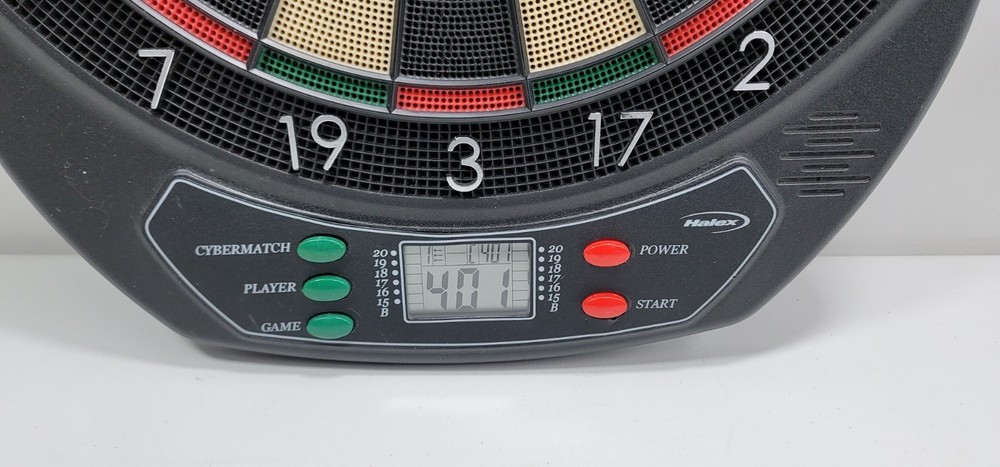 Halex Alpha Electronic Dartboard #64311 LCD Digital Screen