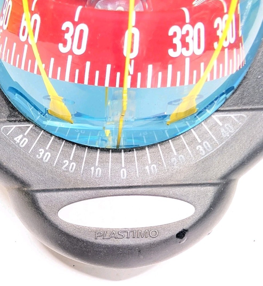Plastimo Contest Bulkhead Compass Black Catalina