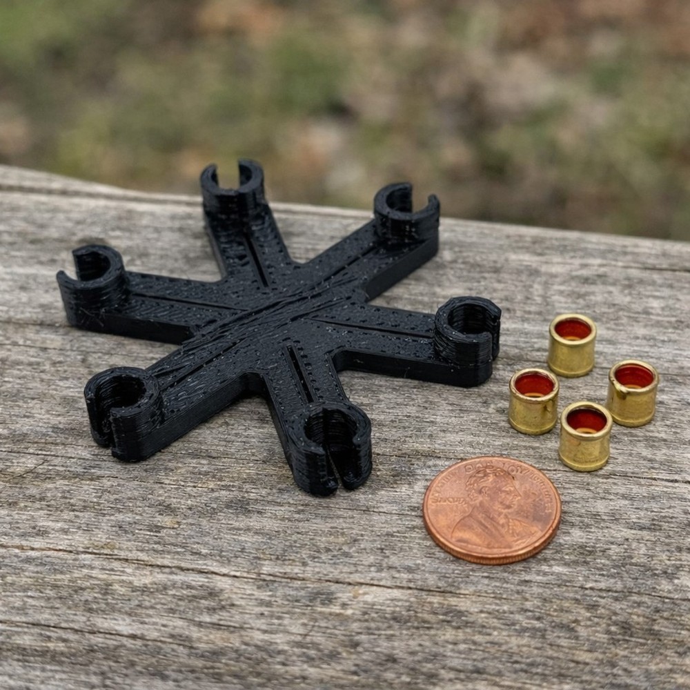 Muzzleloader Percussion Cap Holder #10 #11 | 6 Shot Speed Capper | TPU | 2 Pack