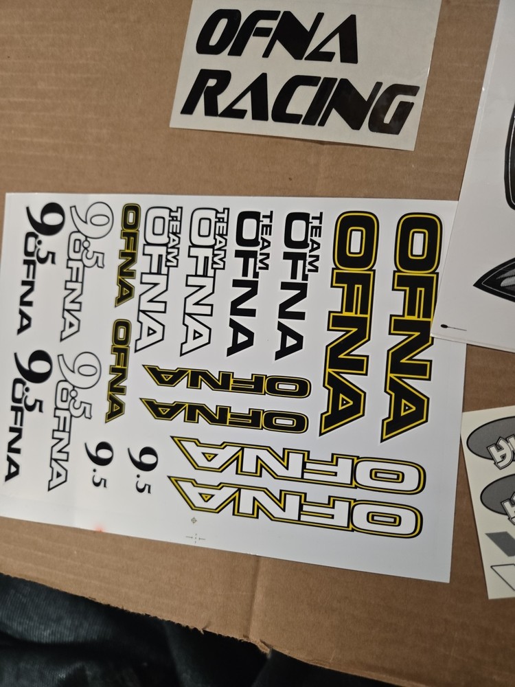 Vintage Ofna 9.5 1/8 Buggy Decals