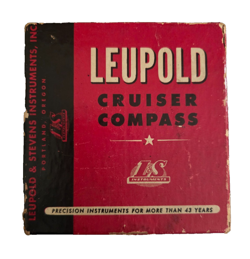 Vintage Leupold & Stevens Compass With Box