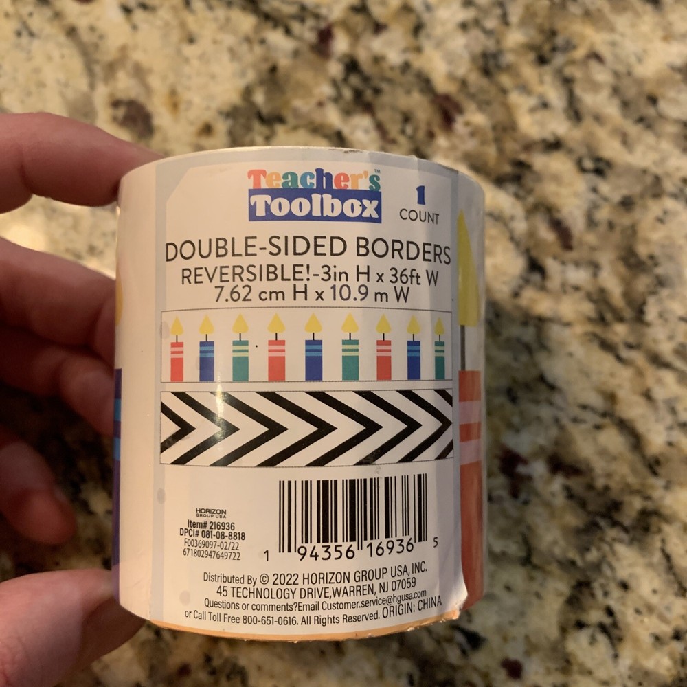 Teachers Toolbox DOUBLE-SIDED BORDERS REVERSIBLE! Candle