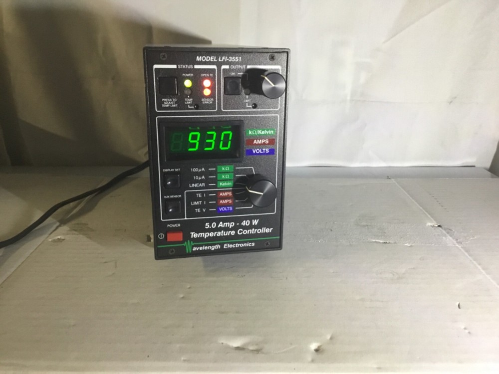 Wavelength Electronics LFI-3551 5.0 Amp 40W Temperature Controller