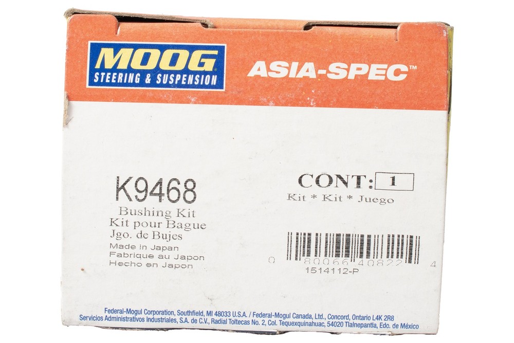 Moog Front Upper Control Arm Bushing Fits 1987-2002 Isuzu Trooper Model ID K9468