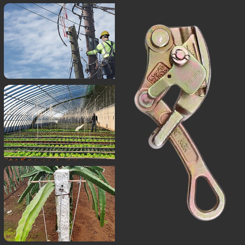 Cable Grip Steel Wires Puller 2 Ton Cable Puller Tool for 4-22 mm Wire Rope