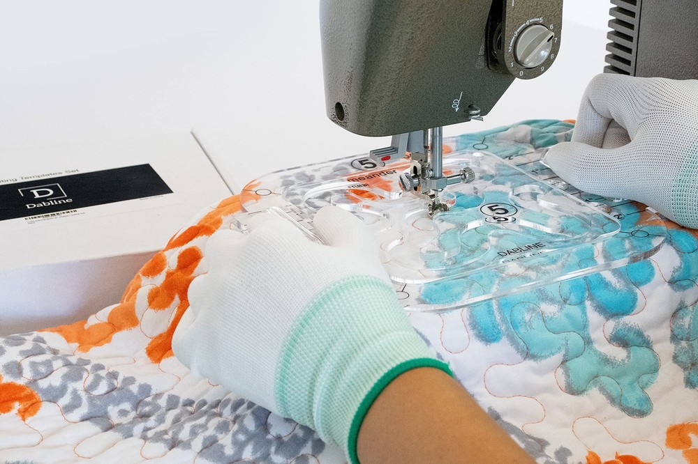 DABLINE 13 PCs Quilting Template Set Includes 8 Templates