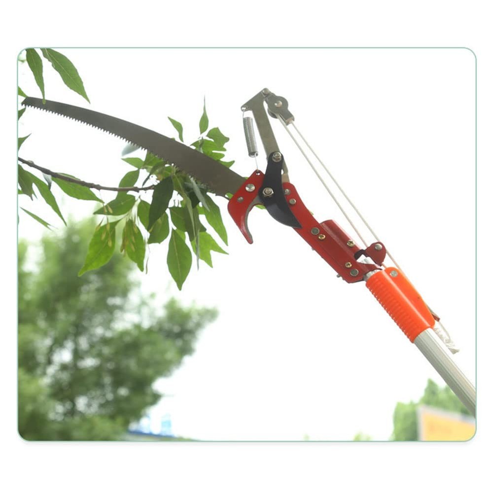 Extendable Pole Saw Branch Trimmer Pruner Head for Tree Trimming Multicolor