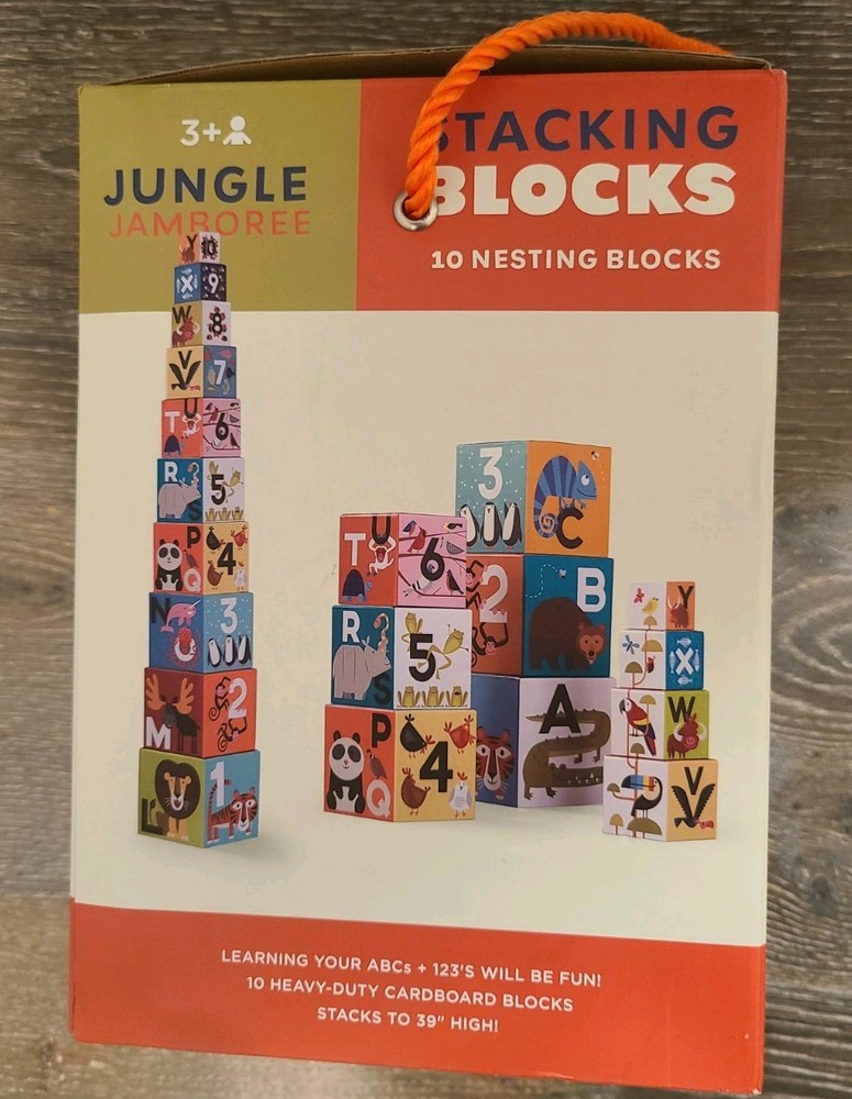 New Crocodile Creek, Nesting Blocks and Memory Game Creative Learning 3+