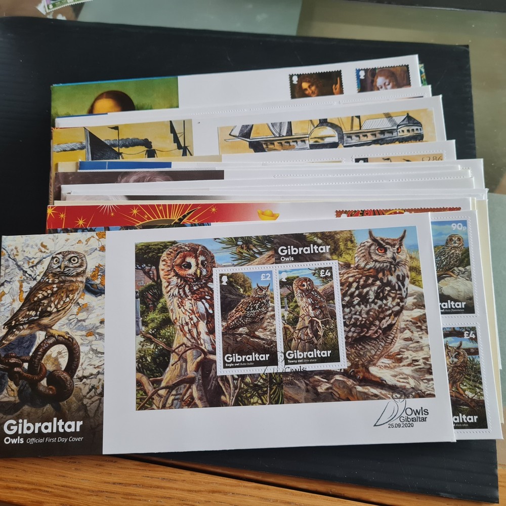 GIBRALTAR 2019 TO 2021 29  FIRST DAY COVERS