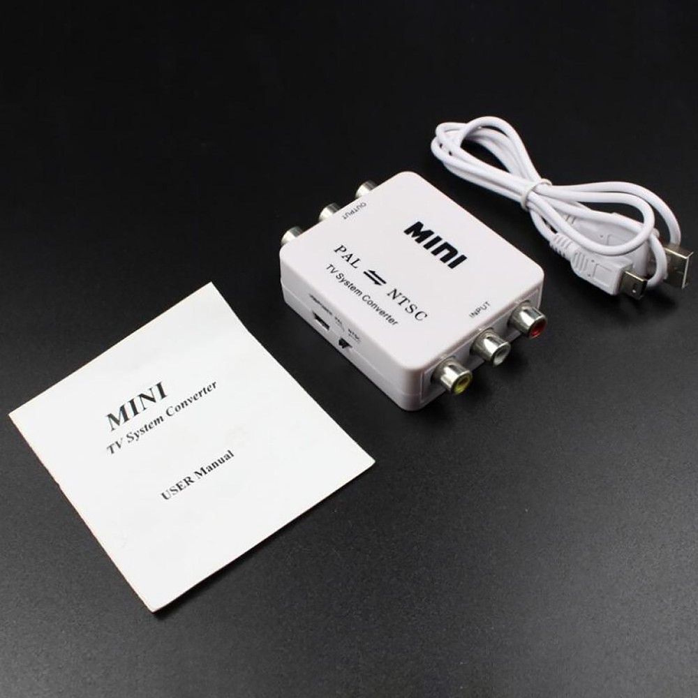 Bi-Directional Video Composite USB Powered PAL NTSC Mini Converter Adapter