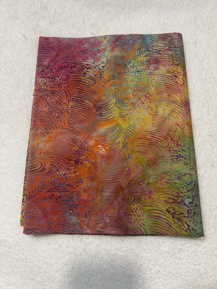 Hand Dyed Batik Fabric 🌸 1 Yard