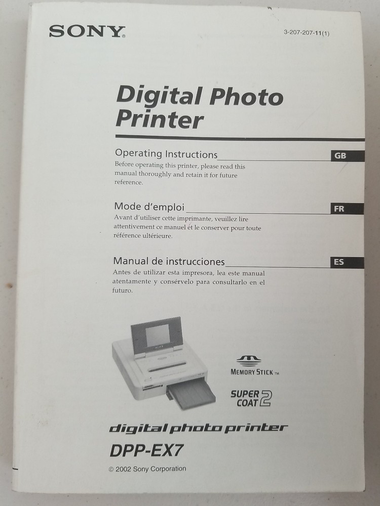 SONY Digital Photo Printer