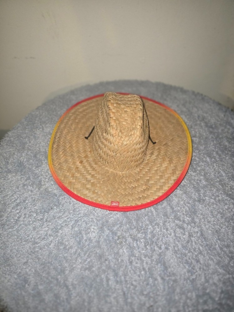 FMF Orange Straw Hat - One Size