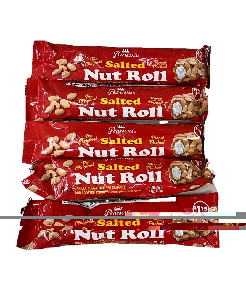 Pearson's Salted Nut Roll 3oz Bar - 5 Count Better Then Payday
