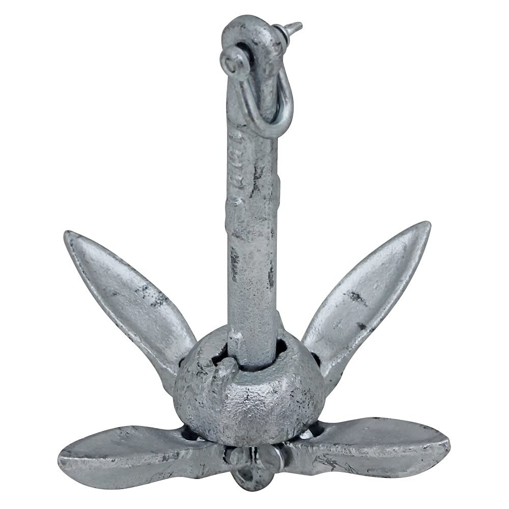 3006.6542 BoatTector Galvanized Folding Anchor - 1.5 lbs.