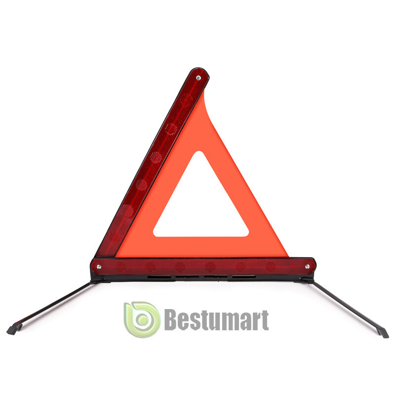 17-inch 3 Pack Warning Triangle DOT Approved Reflective Warning Road Safety