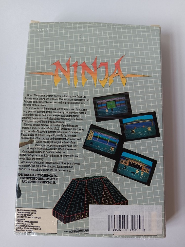 Commodore 64 Ninja The History & The Legend Computer Game Software Tested/Works