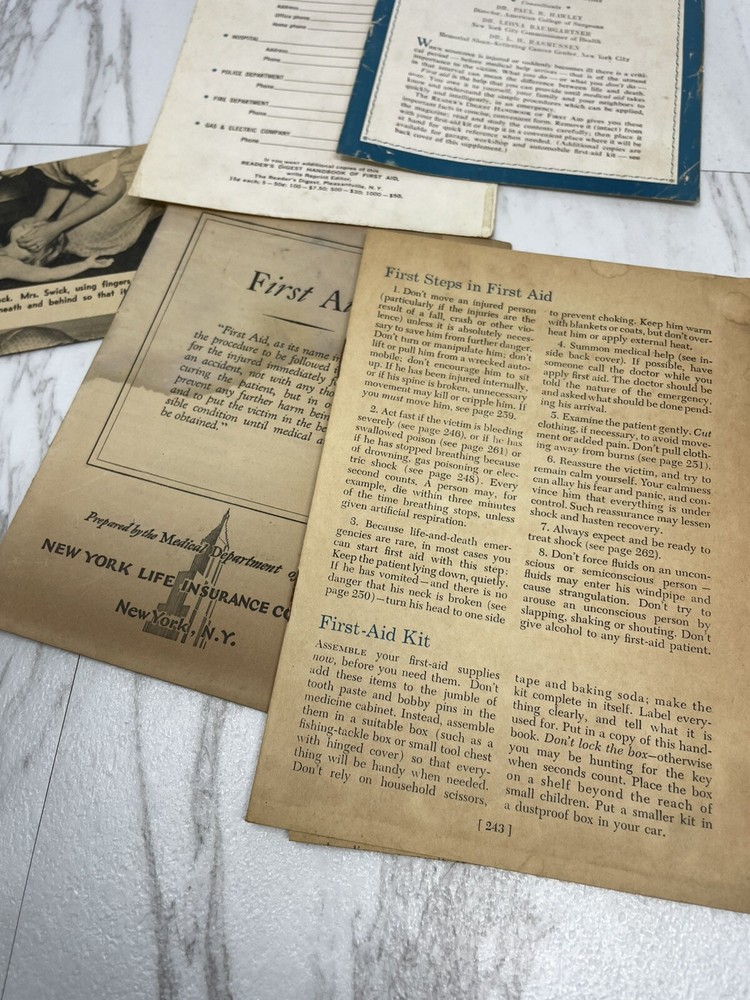 American Red Cross First Aid Textbook 1945 Revised Edition