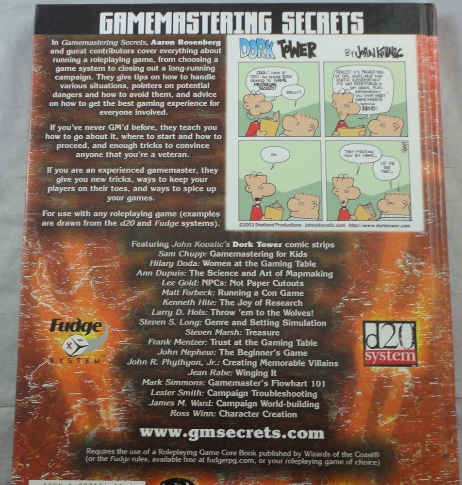 Dungeons & Dragons 3rd Ed Gamemastering Secrets Second Edition (Hardcover) d20